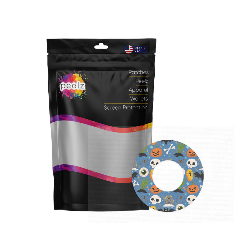 Peelz Spooky Night Freestyle Libre 2 Patch Tape - Pump Peelz Patch Medical Tape