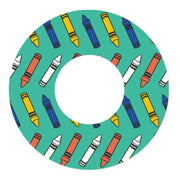 Peelz Crayon Pop Freestyle Libre 2 Patch Tape - Pump Peelz Patch Medical Tape