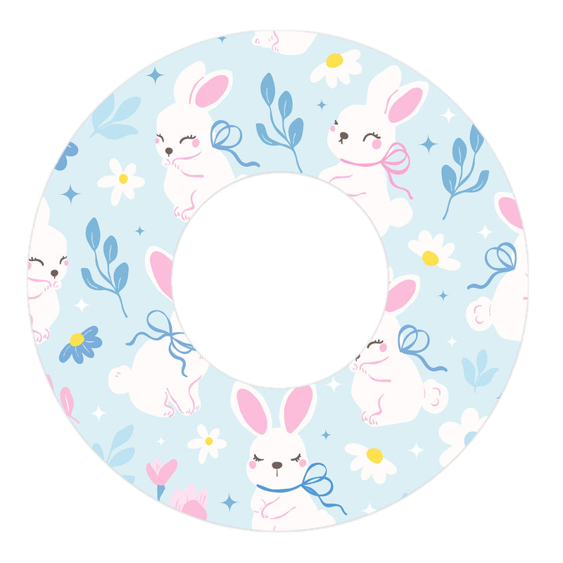 Peelz Sweet Bunnies Freestyle Libre 2 Patch Tape - Pump Peelz Patch Medical Tape