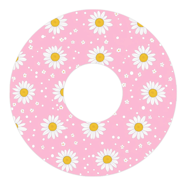 Peelz Spring Daisy FreeStyle Libre 3 Plus & Lingo  Patch Tape - Pump Peelz Patch Medical Tape