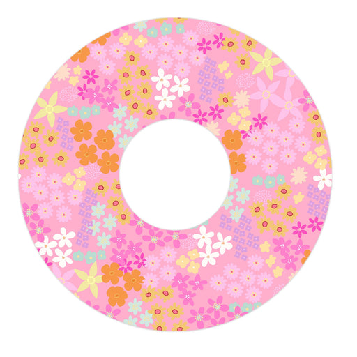 Peelz Pink Petals FreeStyle Libre 3 Plus & Lingo  Patch Tape - Pump Peelz Patch Medical Tape