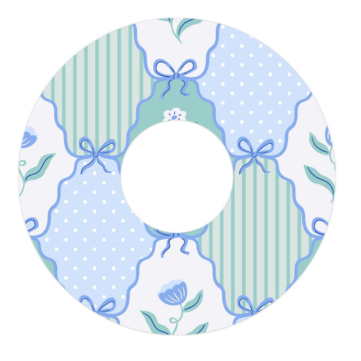 Peelz Cottage Bows FreeStyle Libre 3 Plus & Lingo  Patch Tape - Pump Peelz Patch Medical Tape