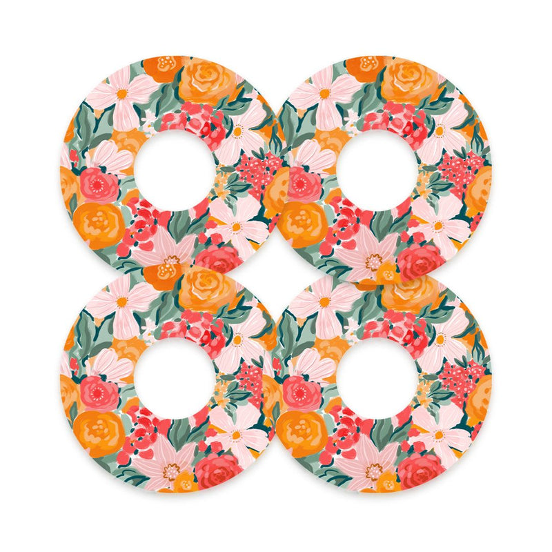 Peelz Blush Blossom Patch Tape Designed for the FreeStyle Libre 3 Plus & Lingo Patch Medical Tape