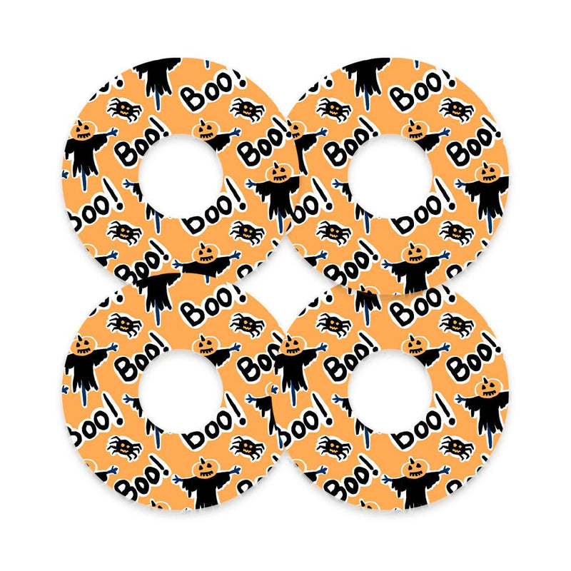 Peelz Pumpkin Boo FreeStyle Libre 3 Plus & Lingo  Patch Tape - Pump Peelz Patch Medical Tape