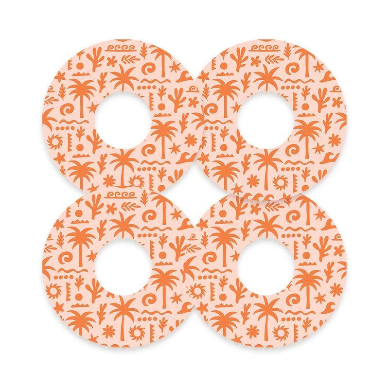 Peelz Terracotta Tides FreeStyle Libre 3 Plus & Lingo  Patch Tape - Pump Peelz Patch Medical Tape