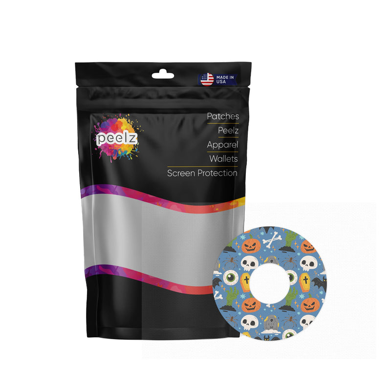Peelz Spooky Night FreeStyle Libre 3 Plus & Lingo  Patch Tape - Pump Peelz Patch Medical Tape