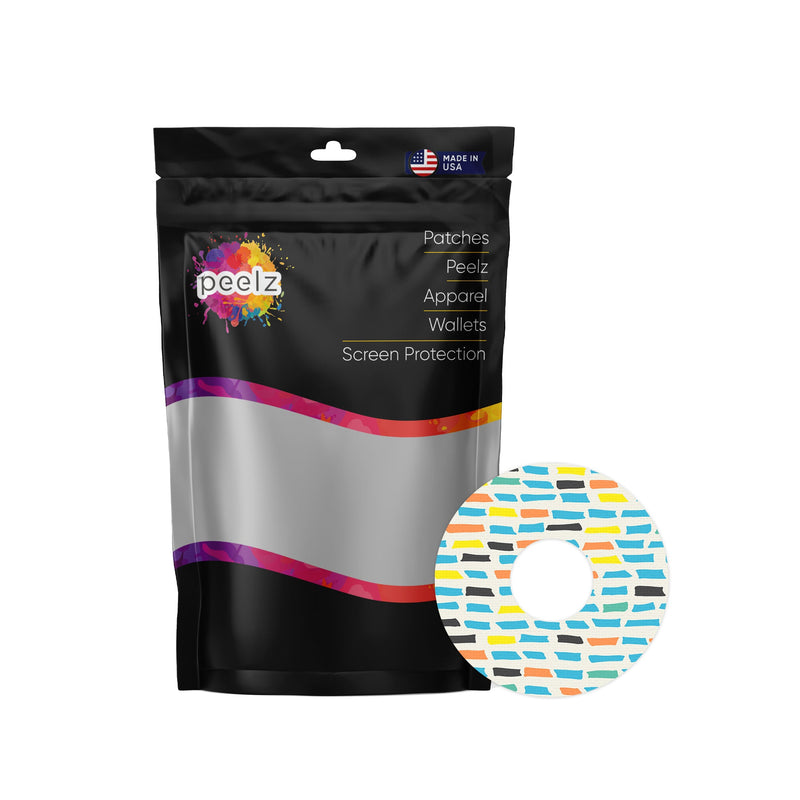 Peelz Colorful Sticks FreeStyle Libre 3 Plus & Lingo  Patch Tape - Pump Peelz Patch Medical Tape