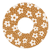 Peelz Caramel Daisies FreeStyle Libre 3 Plus & Lingo  Patch Tape - Pump Peelz Patch Medical Tape