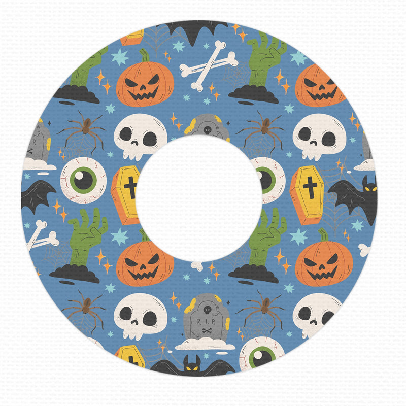 Peelz Spooky Night FreeStyle Libre 3 Plus & Lingo  Patch Tape - Pump Peelz Patch Medical Tape