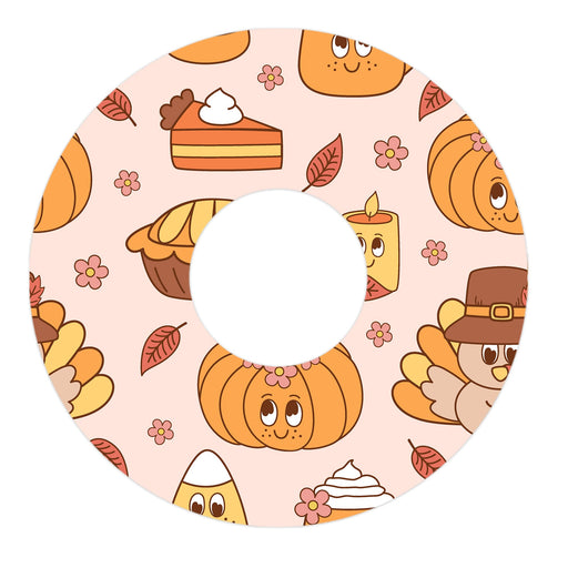 Peelz Cozy Harvest FreeStyle Libre 3 Plus & Lingo  Patch Tape - Pump Peelz Patch Medical Tape