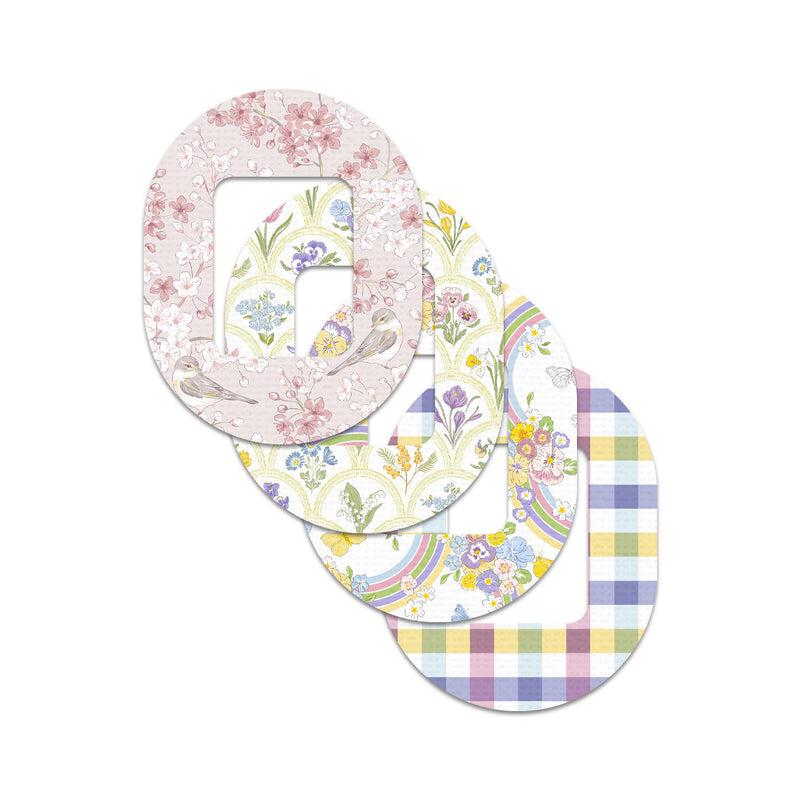 Peelz Spring Variety Tandem Mobi Decorative Patch Tape - Pump Peelz Patch Medical Tape