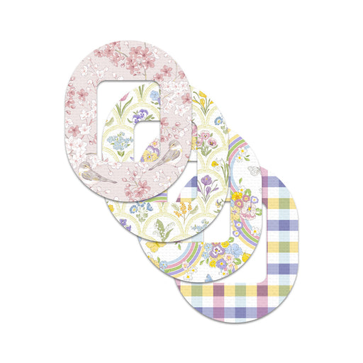 Peelz Spring Variety Tandem Mobi Decorative Patch Tape - Pump Peelz Patch Medical Tape