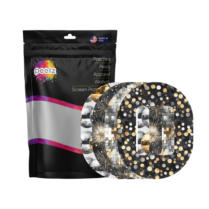 Peelz Champagne Glow Variety Tandem Mobi Decorative Patch Tape - Pump Peelz Patch Medical Tape