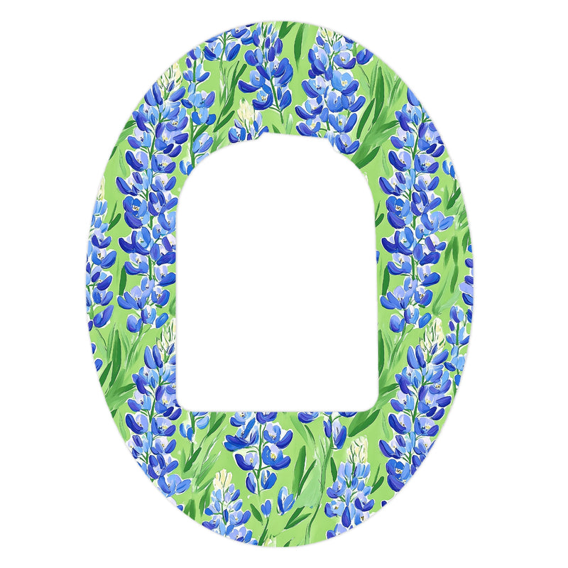 Peelz Blue Blooms Pod Patch Tape – Pump Peelz Patch Medical Tape