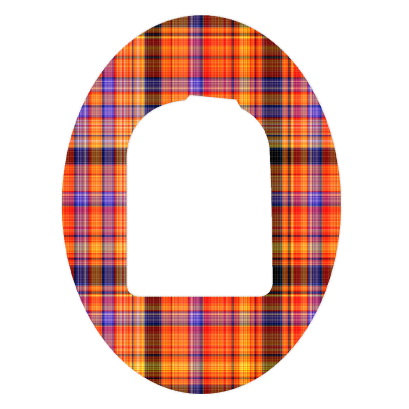 Peelz Pumpkin Plaid Pod Patch Tape - Pump Peelz Patch Medical Tape