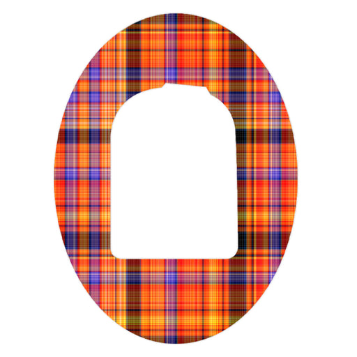 Peelz Pumpkin Plaid Pod Patch Tape - Pump Peelz Patch Medical Tape