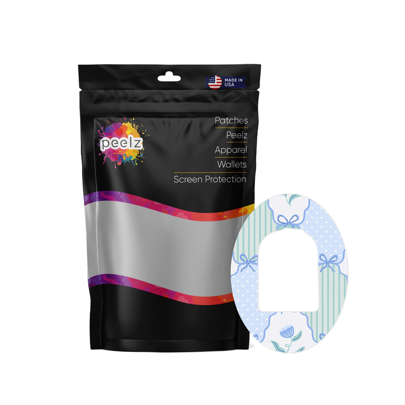 Peelz Cottage Bows Pod Patch Tape - Pump Peelz Patch Medical Tape