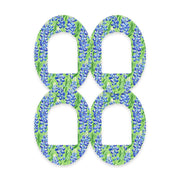Peelz Blue Blooms Pod Patch Tape – Pump Peelz Patch Medical Tape