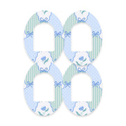 Peelz Cottage Bows Pod Patch Tape - Pump Peelz Patch Medical Tape