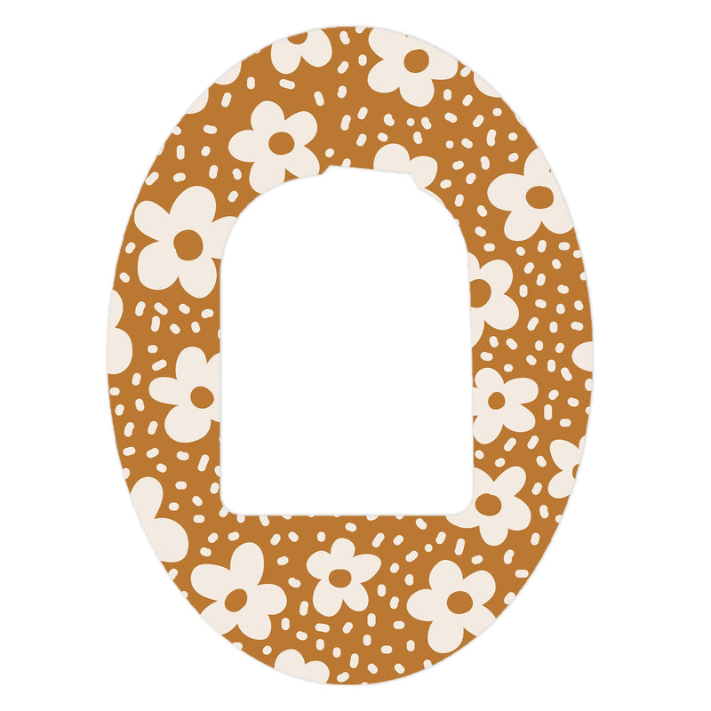 Peelz Caramel Daisies Pod Patch Tape - Pump Peelz Patch Medical Tape