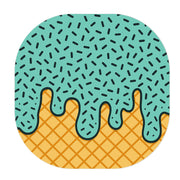 Peelz Ice Cream Social Overpatch Tape - Pump Peelz Patch Medical Tape