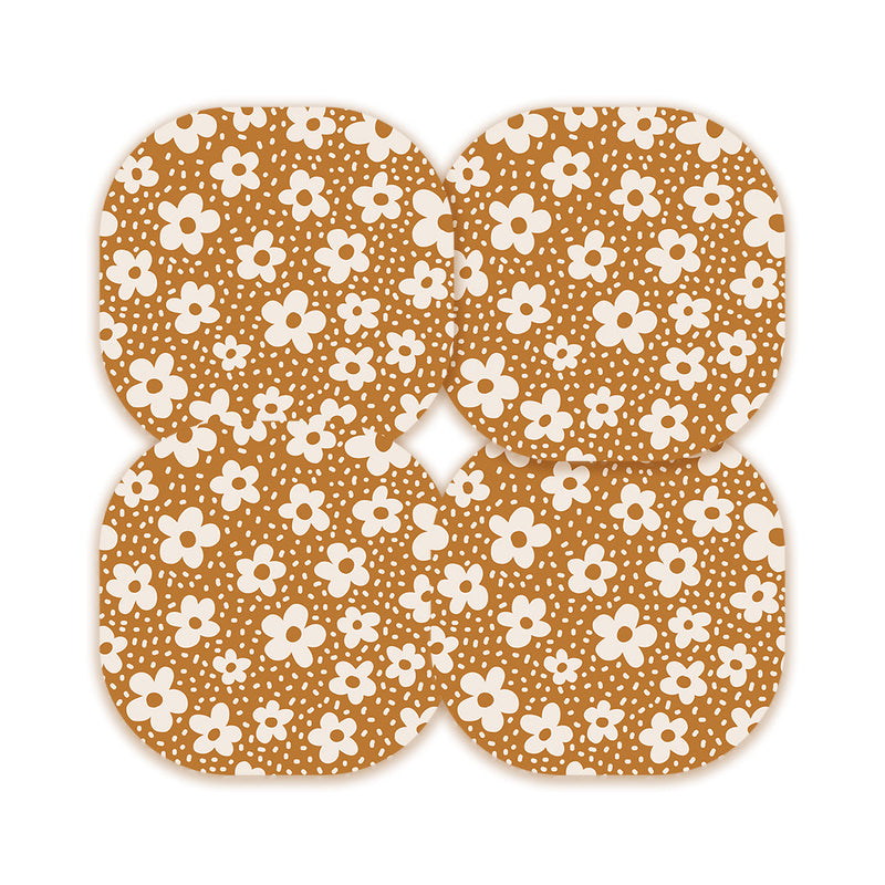 Peelz Caramel Daisies Overpatch Tape - Pump Peelz Patch Medical Tape
