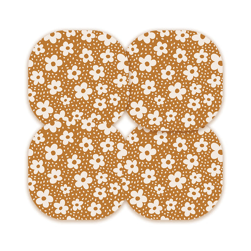 Peelz Caramel Daisies Overpatch Tape - Pump Peelz Patch Medical Tape