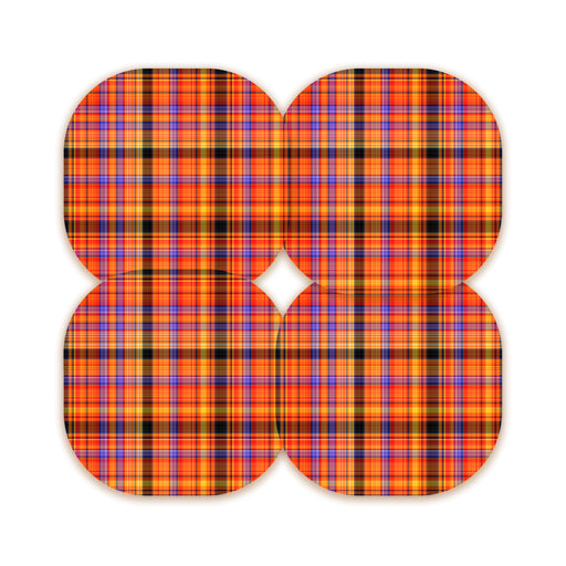 Peelz Pumpkin Plaid Overpatch Tape - Pump Peelz Patch Medical Tape