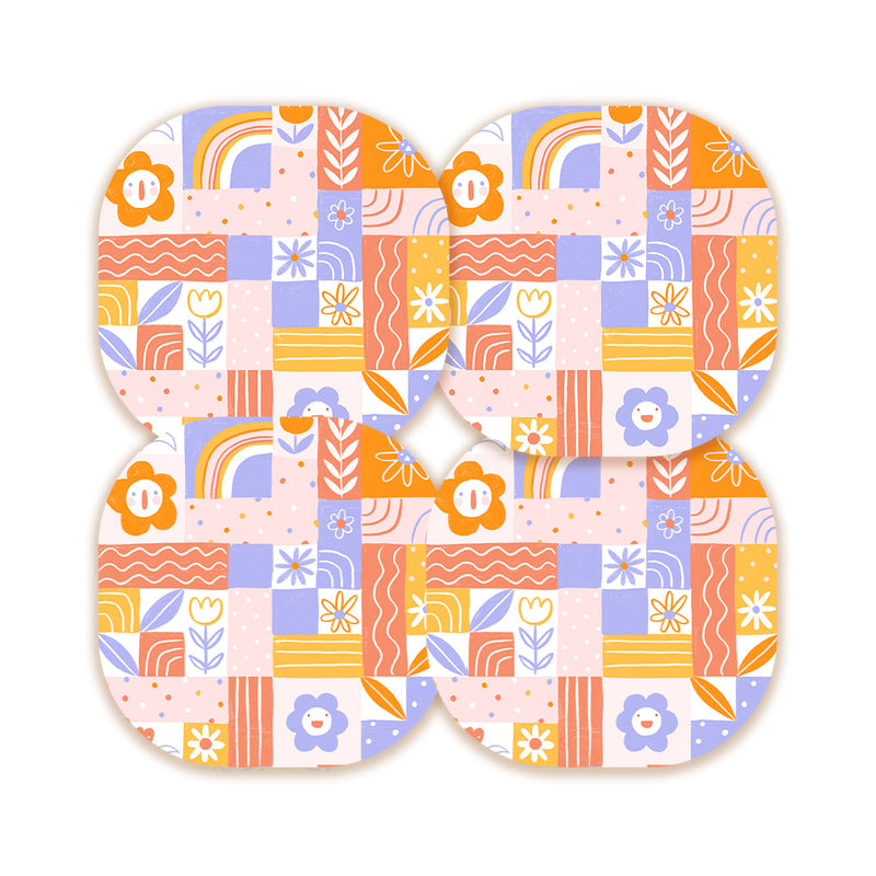 Peelz Wildflower Doodle Overpatch Tape - Pump Peelz Patch Medical Tape
