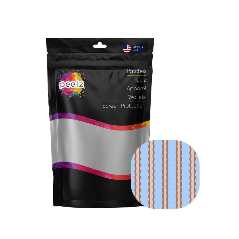 Peelz Boardwalk Waves Overpatch Tape - Pump Peelz Patch Medical Tape