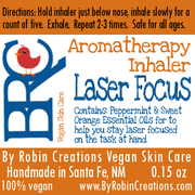 By Robin Creations Laser Focus Aromatherapy Inhaler Massage & Relaxation