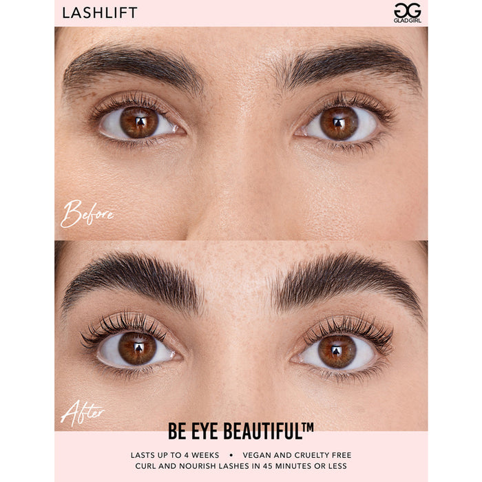 Downloadable LashLift Before & After Poster