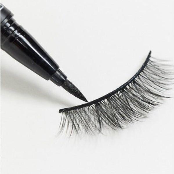Sydoni Skincare and Beauty MOST LOVED! FELT TIP STRIP LASH GLUE and EYELINER IN ONE Net. Wt. 0.7 ml eyelash glue