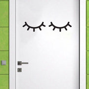 GladGirl Eyelash Illustration Wall Decal Marketing