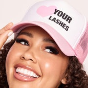 GladGirl Lash Lid Soft Pink Hat Marketing
