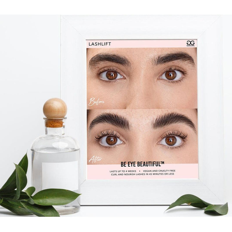 GladGirl Downloadable LashLift Before & After Poster Marketing