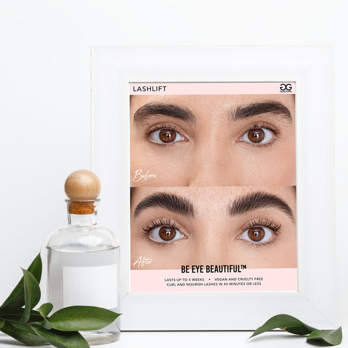 Downloadable LashLift Before & After Poster