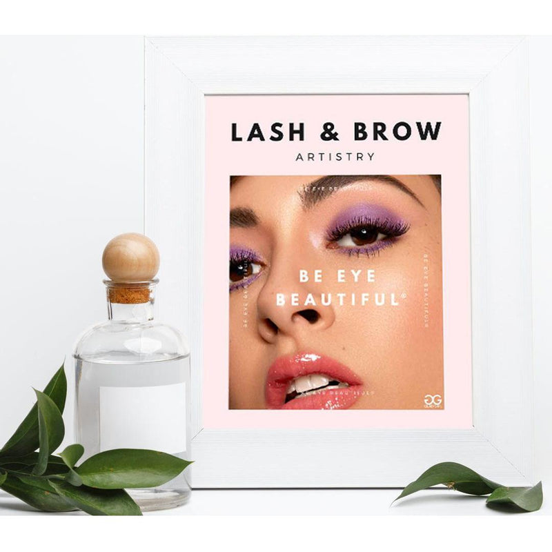 GladGirl Downloadable Lash & Brow Posters Marketing