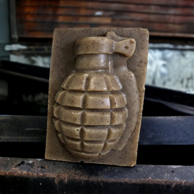 kbarsoapco Latherneck Natural Grenade Soap
