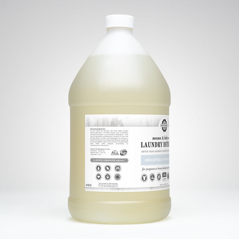 Rustic Strength Laundry Detergent | Mama + Baby Safe Laundry Detergent