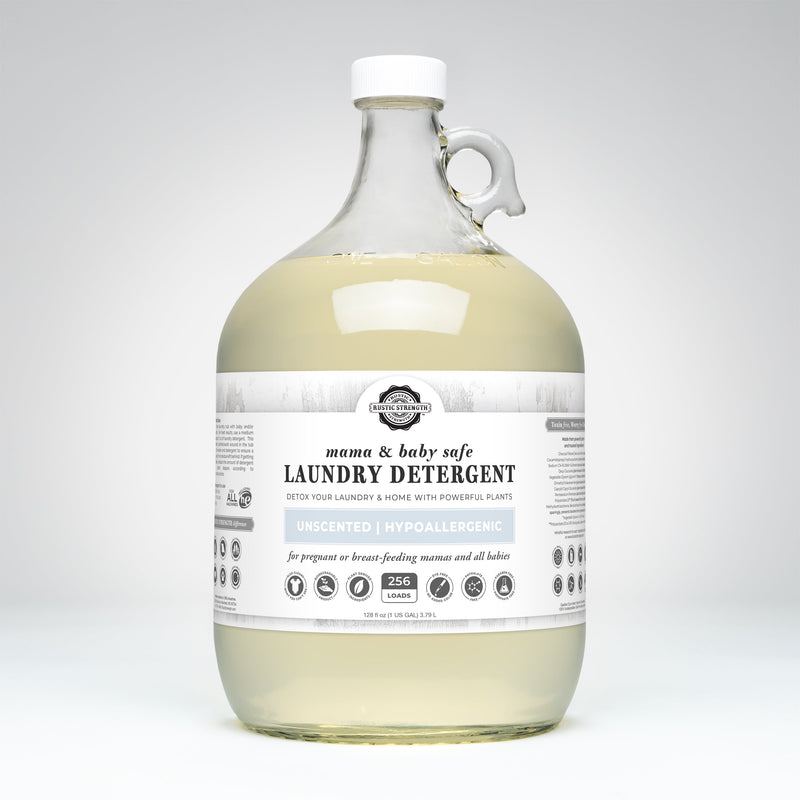 Rustic Strength Laundry Detergent | Mama + Baby Safe Laundry Detergent