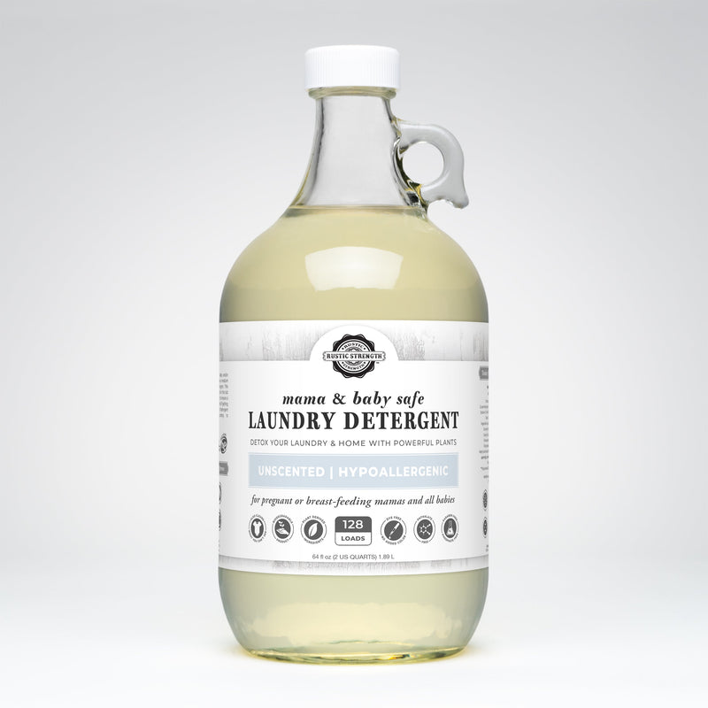 Rustic Strength Laundry Detergent | Mama + Baby Safe Laundry Detergent