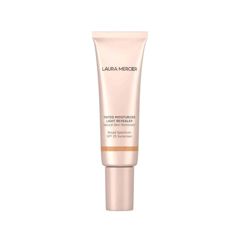 Nava Beauty Laura Mercier Tinted Moisturizer Light Revealer Natural Skin Illuminator SPF 25 White Smoke 4C1 Almond