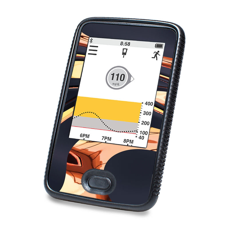Peelz Lava Flow DEXCOM G6 Touchscreen Receiver Peelz/Stickers