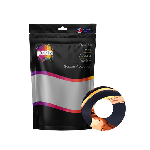 Peelz Lava Flow Patch  Tape Designed for the FreeStyle Libre 2 Patch Medical Tape