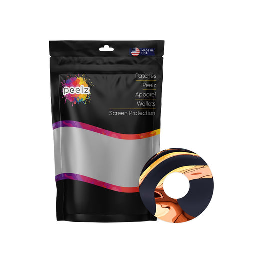 Peelz Lava Flow Patch Tape Designed for the FreeStyle Libre 3 Plus & Lingo Patch Medical Tape