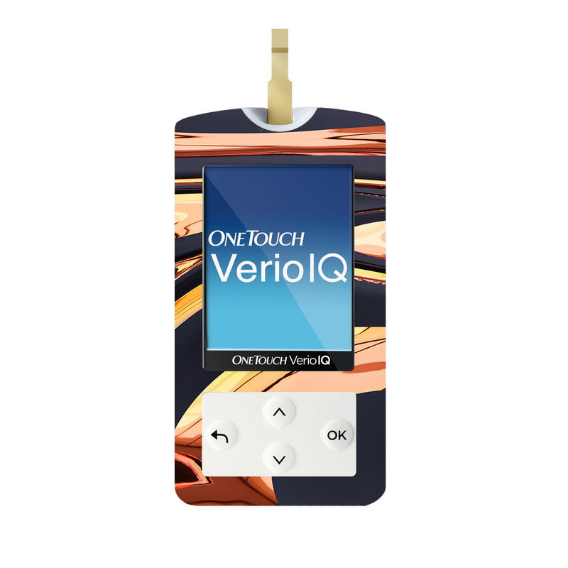 Peelz Lava Flow for OneTouch Verio IQ Glucometer Peelz/Stickers