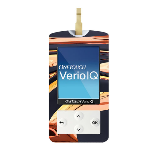 Peelz Lava Flow for OneTouch Verio IQ Glucometer Peelz/Stickers