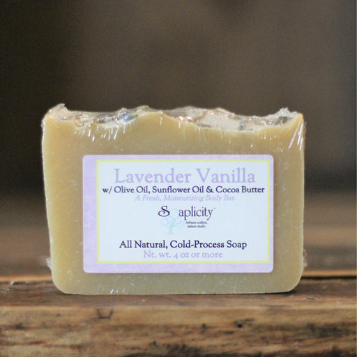 Soaplicity Lavender Vanilla Soap Bar Soap Bar