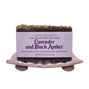 Fern Valley Soap Handmade Goat Milk Soap | Moisturizing Lavender and Black Amber Goat Milk Soap